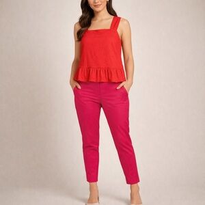 Jones New York Vibrant Pink Pant Women’s Large (Size 12)